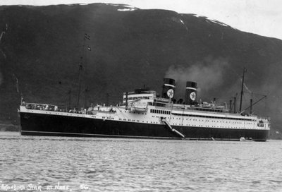 Blue Star Line krydstogtskib SS Arandora Star, Norge, c1927-c1939 af Unbekannt