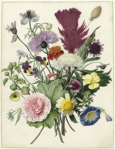 Flot blomster. 1680 af Unbekannt