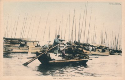 Både og Sampans, c1910. af Unbekannt