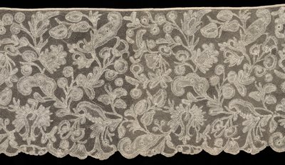 Spole blonde volang, 1700-tallet. af Unbekannt