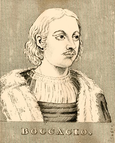 Boccaccio, 1313-1375, 1830. af Unbekannt