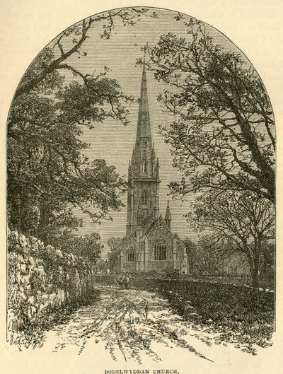 Bodelwyddan kirke, 1898. af Unbekannt