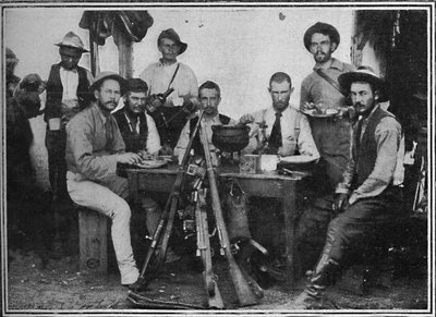 Boer Telegraphists at Tea, 1900 af Unbekannt