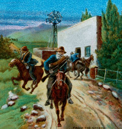 Boers Retreating from a Farmhouse, 1900 af Unbekannt