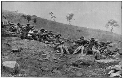 Boere belejrer Ladysmith, 2. Boerkrig, 1899-1900. af Unbekannt