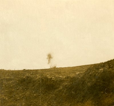Bombe eksploderer, c1914-c1918 af Unbekannt