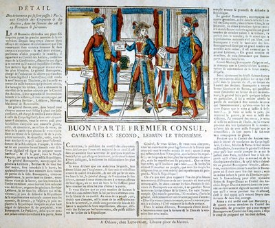 Bonaparte 1. konsul, 1800-tallet af Unbekannt