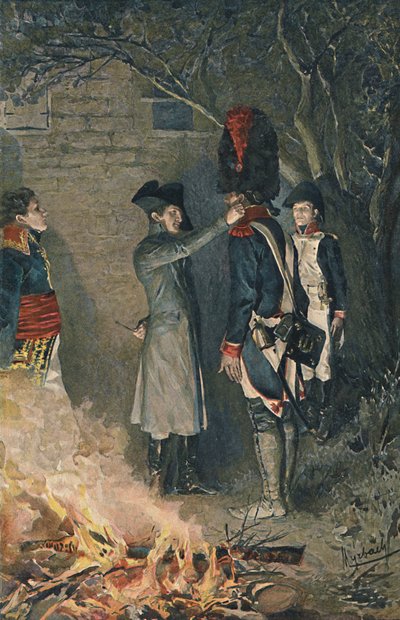 Bonaparte og Coignet, 1896 af Unbekannt