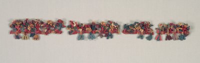 Kantfragment med fugle og blomster, 100 f.Kr.-700. af Unbekannt
