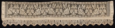Kant med kronede og dobbelthovedede fugle, 1700-1900-tallet. af Unbekannt