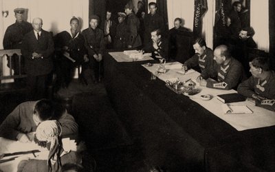 Boris Savinkov i det militære kollegium i Sovjetunionens øverste domstol..., 1924. af Unbekannt