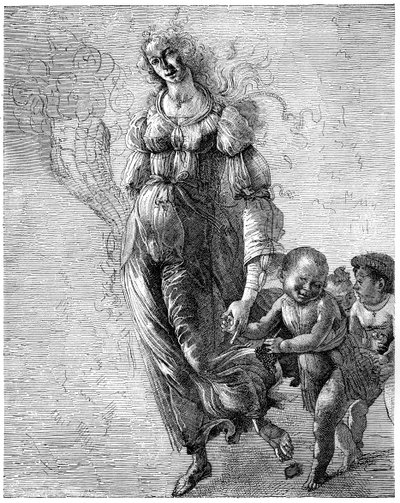 Botticellis Abundance, 1882 af Unbekannt