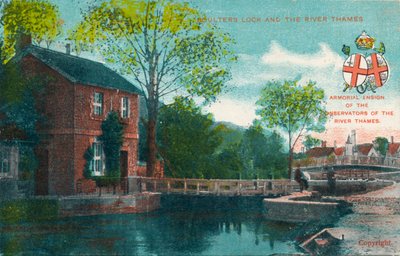 Boulters Lock og Themsen, c1910 af Unbekannt