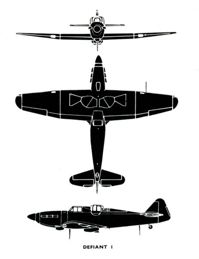 Boulton Paul Defiant I, 1941. af Unbekannt