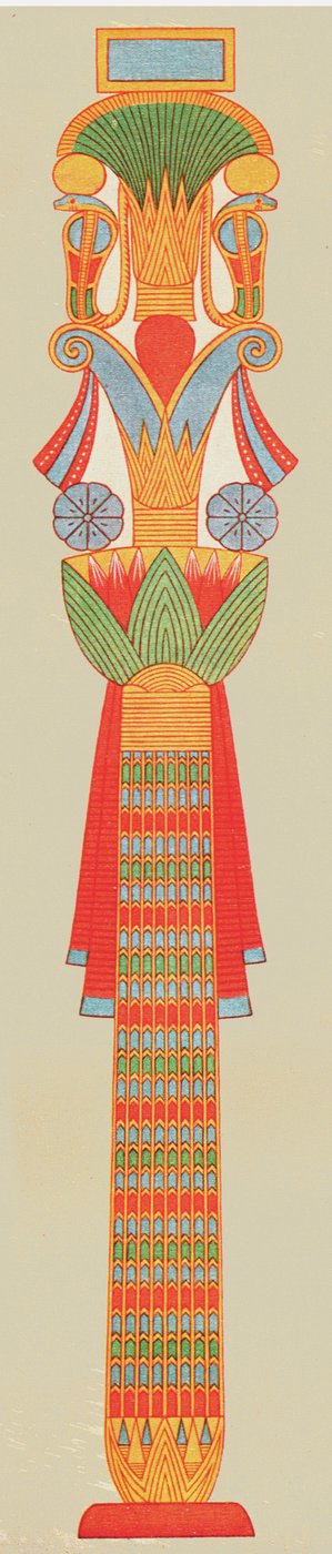 Bukethovedstad, Theben, Egypten, 1928. af Unbekannt