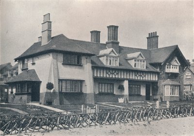 Bournville: hytter i Holly Grove af WA Harvey, c1900 1901-1902 af Unbekannt