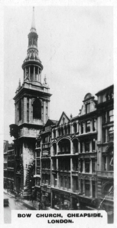 Bow Church, Cheapside, London, c1920