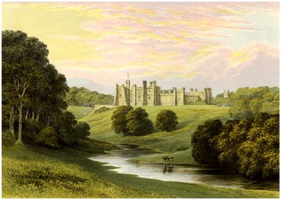 Brancepeth Castle, Lord Boyne, c1880 af Unbekannt