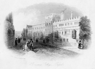 Brasenose College, Oxford University af Unbekannt