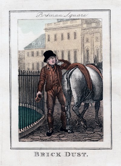Brick Dust, Portman Square, London, 1805 af Unbekannt