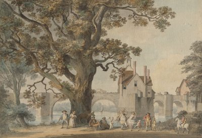 Bridgenorth, Shropshire, ca. 1790. af Unbekannt