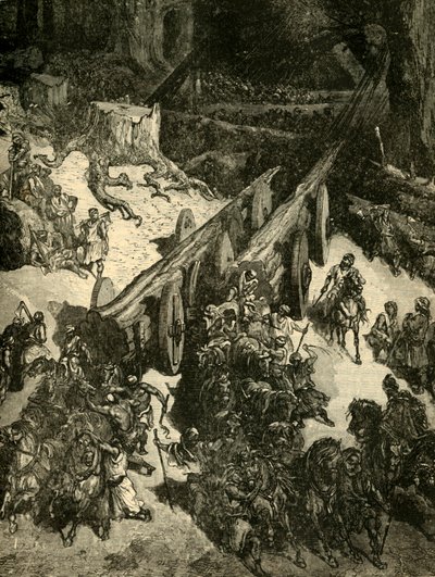 Bringing Cedar fra Libanon, 1890. af Unbekannt