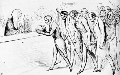 Bringing Up Our Bill, c1832 c1905 af Unbekannt