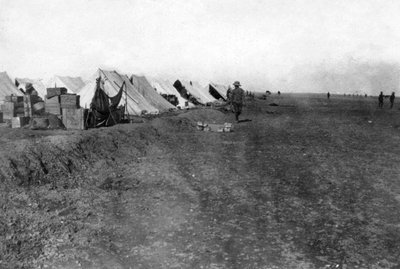 Britisk 15 RWR-lejr, nær Bagdad, 1918 af Unbekannt