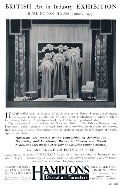 British Art in Industry-udstilling - Burlington House, januar 1935 af Unbekannt