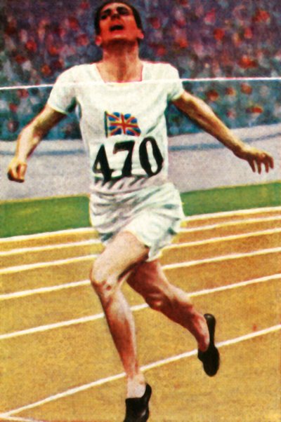 Den britiske atlet Douglas Lowe vandt 800 meter i atletik, 1928. af Unbekannt
