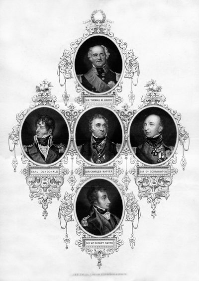 Britiske flådeofficerer, 1837 af Unbekannt