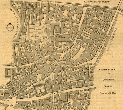 Broad Street og Cornhill Wards, 1897. af Unbekannt