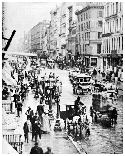 Broadway and Spring Street, New York City, USA, 1867 1955 af Unbekannt