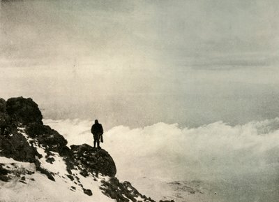 Brocklehurst ser ned fra ... Mount Erebus, 1908, 1909 af Unbekannt