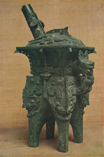 Bronze Ho vinkar - Shang-Yin-dynastiet, c1766 til 1122 f.Kr., 1936 af Unbekannt