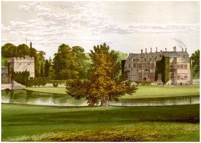 Broughton Castle, Oxfordshire, hjemsted for Lord Saye og Sele, c1880 af Unbekannt
