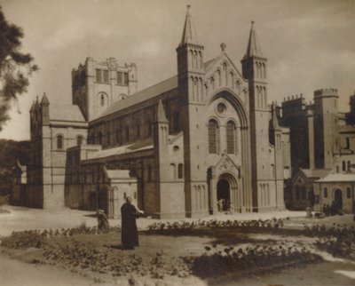 Buckfast Abbey Church, N.W, slutningen af det 19.-begyndelsen af det 20. århundrede af Unbekannt