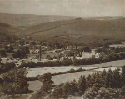 Buckfast Abbey og Dartmoor, slutningen af det 19.-begyndelsen af det 20. århundrede af Unbekannt