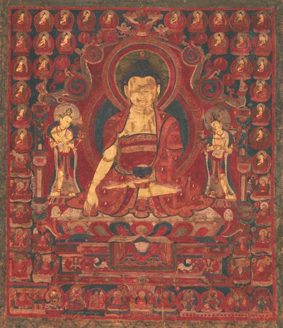 Buddha Shakyamuni som Lord of the Munis, midten af ​​det 17. århundrede. af Unbekannt