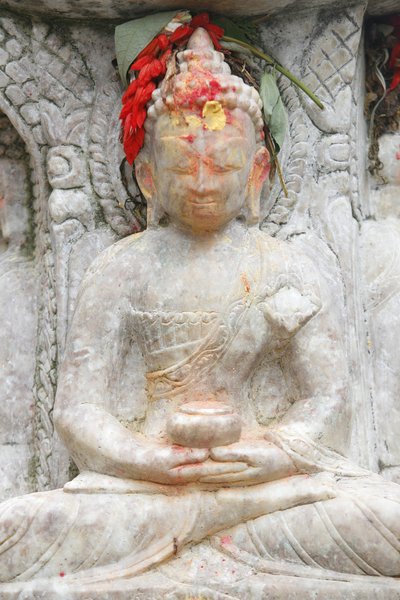Buddha af meditation, Kirtipur, Nepal af Unbekannt
