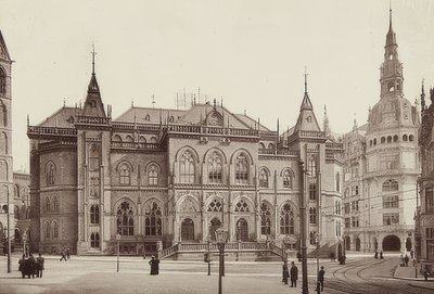 Børsbygning i Bremen. Omkring 1900 af Unbekannt