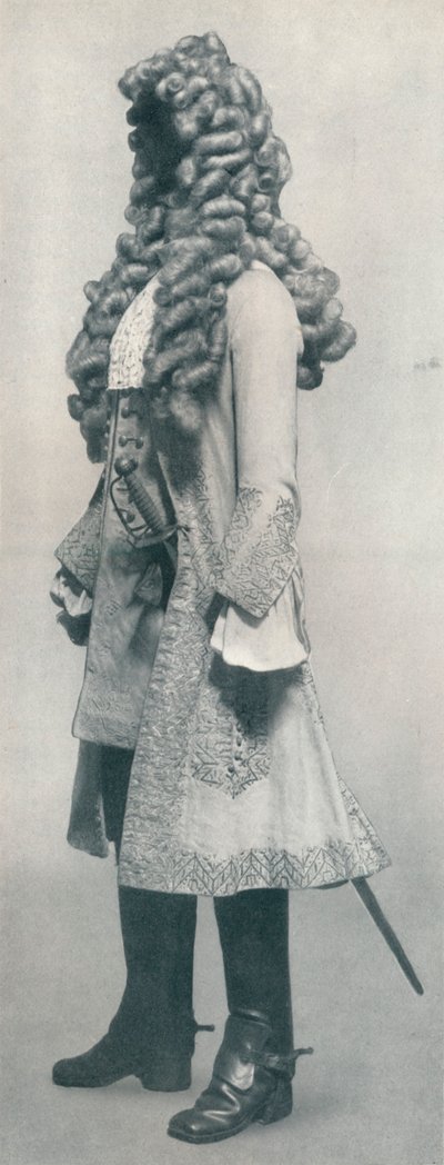 Buff coat broderet med sølv, c1666 1928 af Unbekannt