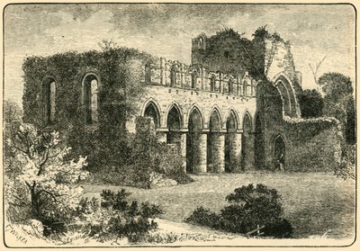 Buildwas Abbey, 1898. af Unbekannt