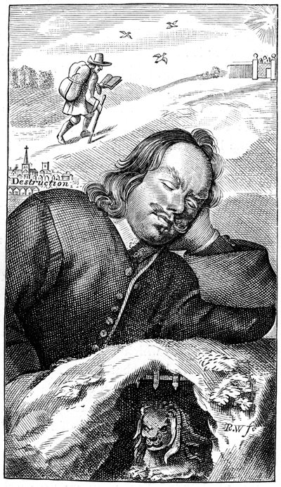Bunyans drøm, 1680, 1893 af Unbekannt