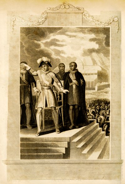 Buonaparte på marken i maj 1816. af Unbekannt