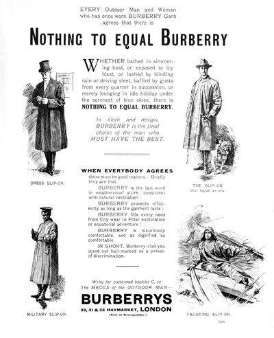 Burberrys, 1909 af Unbekannt
