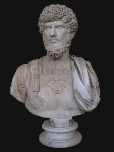 Buste af Lucius Verus, 2. århundrede. TIL af Unbekannt