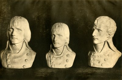 Buster af Napoleon, slutningen af det 18. århundrede, 1921. af Unbekannt