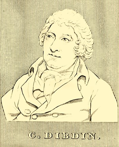 C. Dibdin, c1745-1814, 1830. af Unbekannt