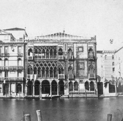 Ca dOro, Venedig, Italien, slutningen af det 19. eller begyndelsen af det 20. århundrede af Unbekannt
